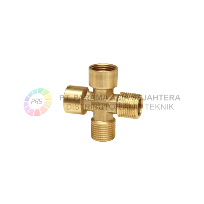 WN5116 CROSS CONNECTOR F1/2" X M1/2" X M1/2" X F1/2" WIPRO