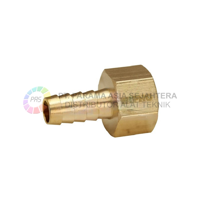 WN5122 FEMALE HOSE BARB CONNECTOR  1" X 14MM (1/2") WIPRO