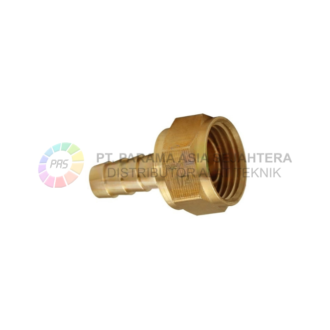 WN5148 UNION HOSE FITTING 1/4" X 10MM (3/8") WIPRO