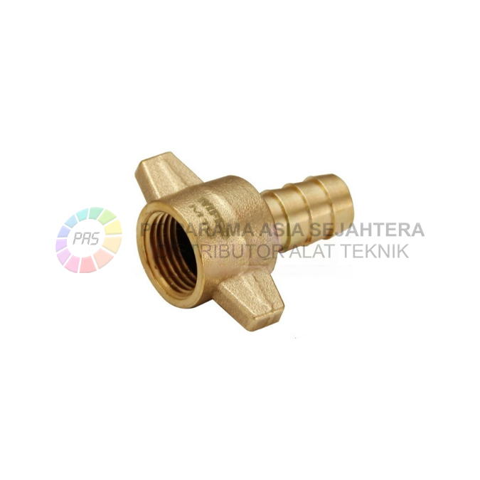WN5149 BUTTERFLY NUT W/HOSE BARB M16X1.5 - F(10) (3/8") WIPRO