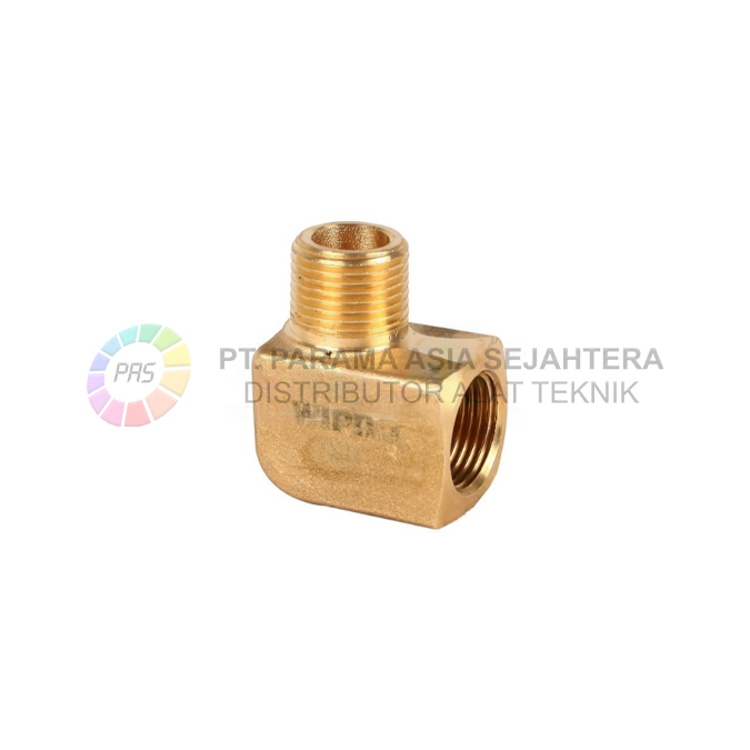 WN5201 SQUARE BRASS ELBOW F1/2" X M1/2" WIPRO