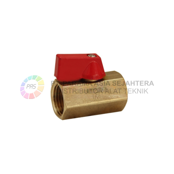 WN5312 MINI BALL VALVE-FF  1/2" WIPRO