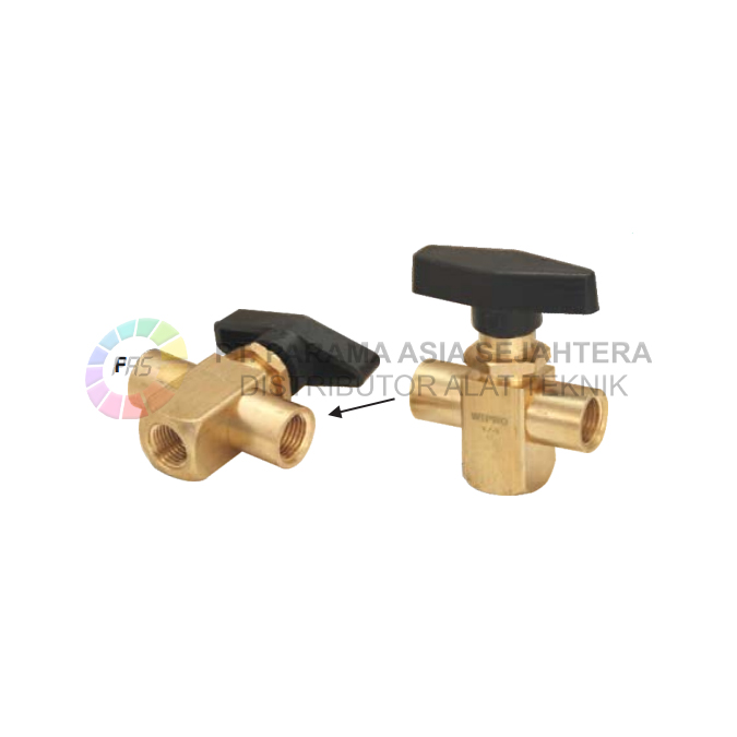 WN5314 THREE WAY VALVE  F1/4 X F1/4 X F1/4 WIPRO