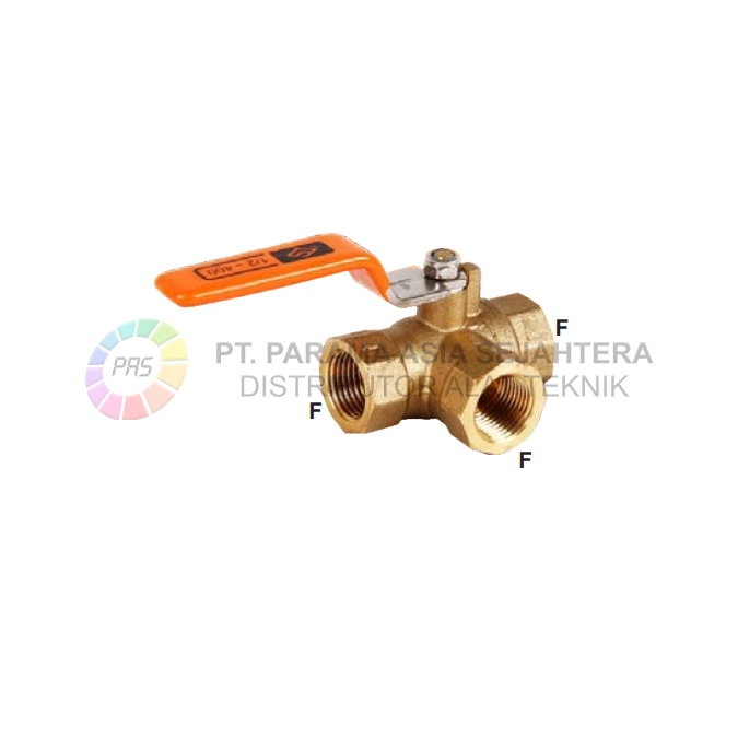 BALL VALVE 3WAY(B1095) 1-1/2"  PN16 SAILING