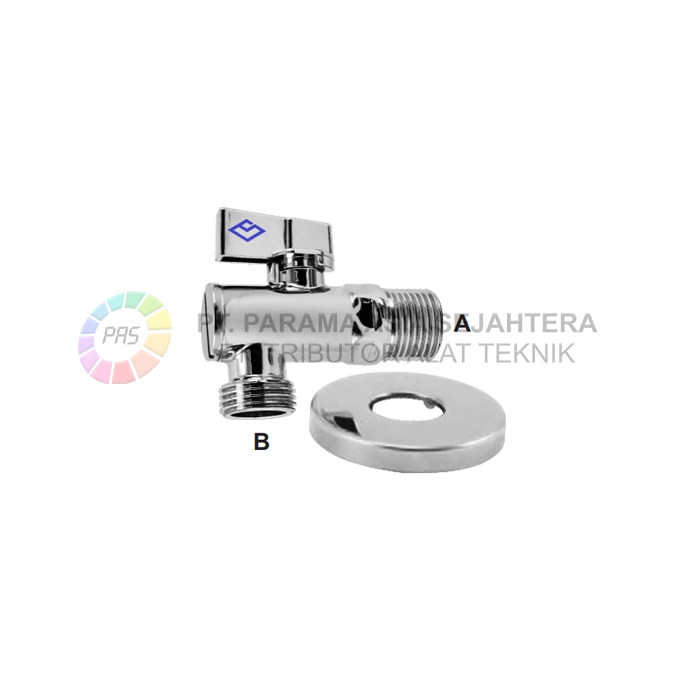 STOP KRAN KLOSET(A7043)  3/8" PN10 SAILING