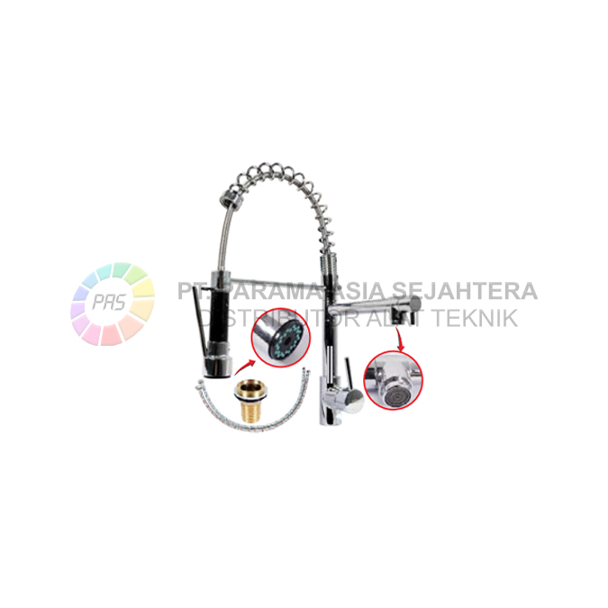 KRAN WASTAFEL LEHER FLEXIBLE 1/2" SPL8828 SAILING
