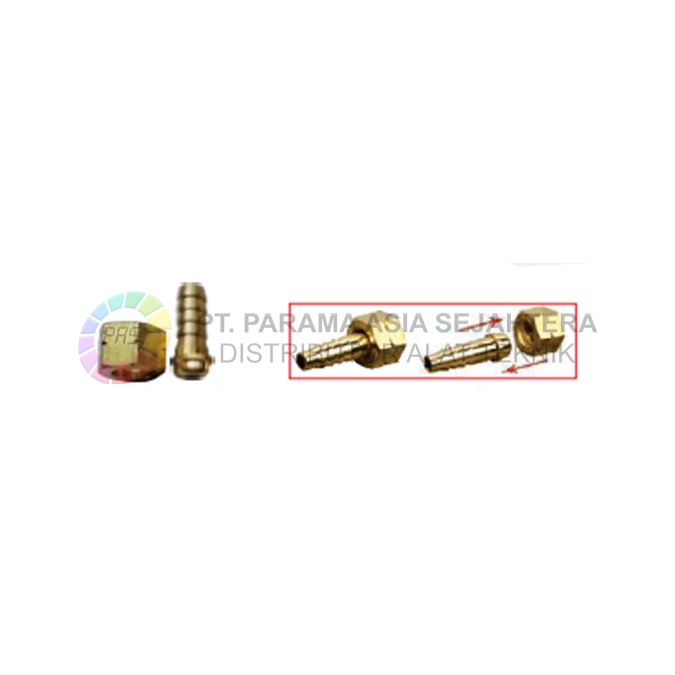 HOSE NAPLE ACET/LPG (DRAT KIRI) M16X1.5L+3/8" 9.5MM WIPRO