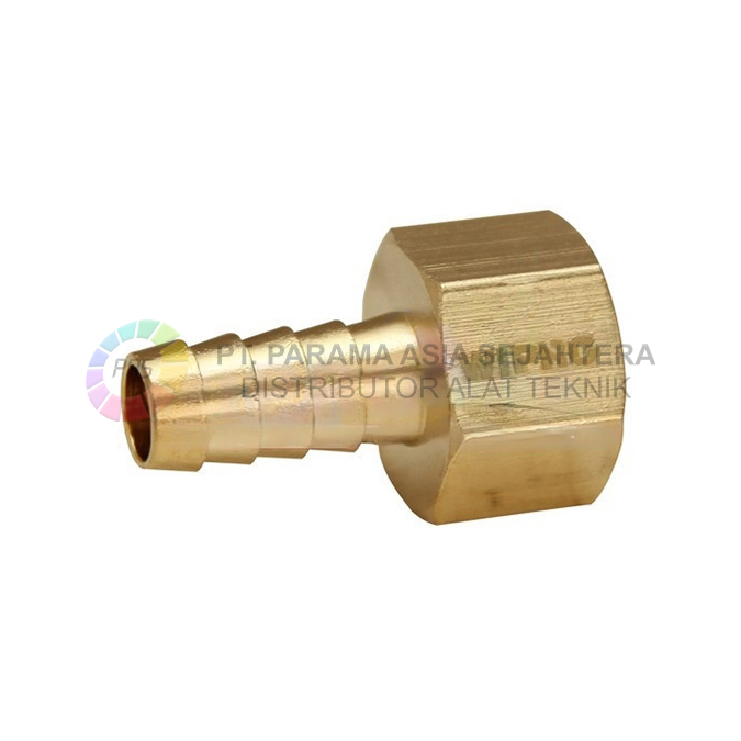 WN5122 FEMALE HOSE BARB CONNECTOR 1/2" X  8MM (1/4") WIPRO