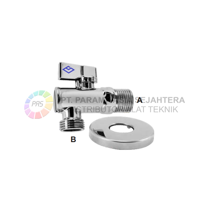 STOP KRAN KLOSET(A7043)  1/2" PN10 SAILING