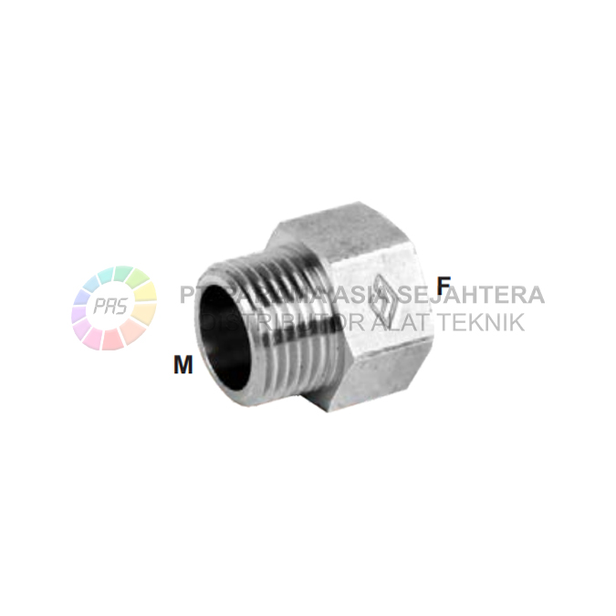 VERLOP RING H.DUTY.CR(FXM)(6916) 1/2"F X 1/2"M SAILING