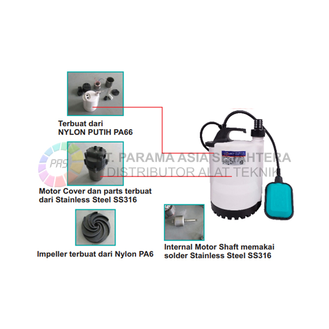 POMPA CELUP AIR LAUT (SEA WATER PUMP) SJ-350EA SONJACK
