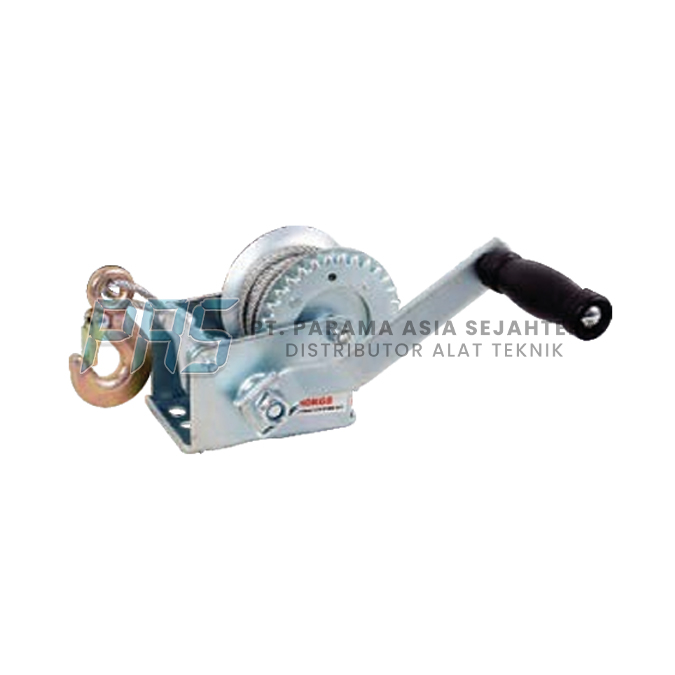 HAND WINCH SINGLE GEAR W/ WIRE ROPE WSR-025 WIPRO