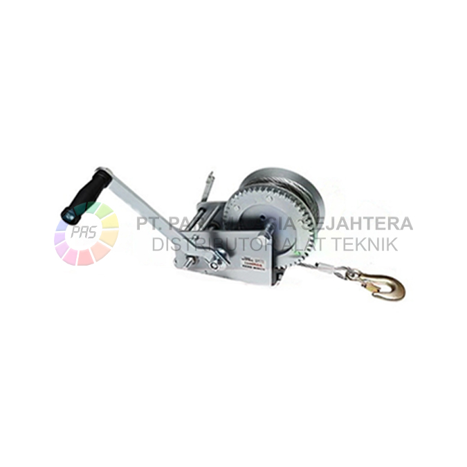 HAND WINCH SINGLE GEAR W/ WIRE ROPE WSR-110 WIPRO