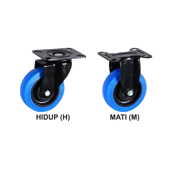 RODA HAND TRUCK LIPAT PVC SET HTL-PVC200 4'(2H+2M) WIPRO