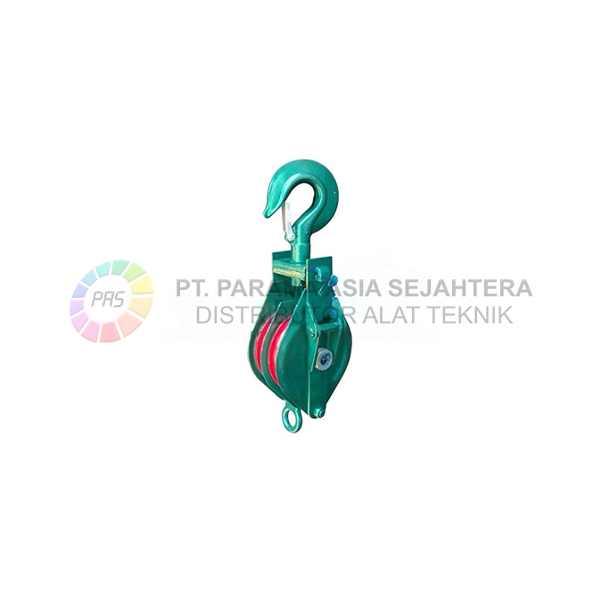 PULLEY BLOCK DOUBLE W/HOOK PBD-10(4")/1T WIPRO