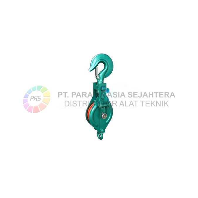 PULLEY BLOCK SINGLE W/HOOK PBS-05(3")/0.5T WIPRO