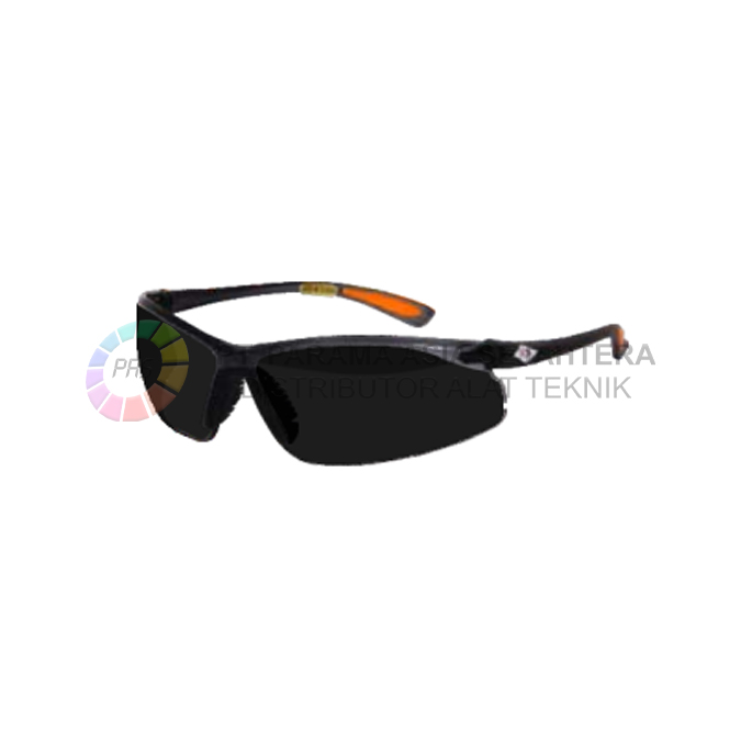KACAMATA SAFETY HC203-02 SMOKE FRAME GRAY ORANGE JCK