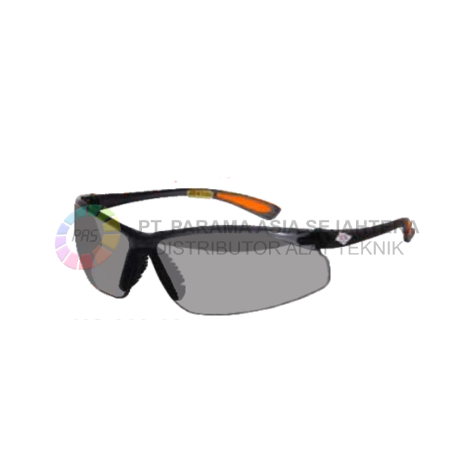 KACAMATA SAFETY HC203-03 SILVER MIRROR FRAME GRAY ORANGE JCK