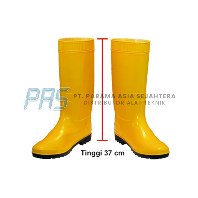 SEPATU KARET HITAM KUNING NO. 39 WIPRO 