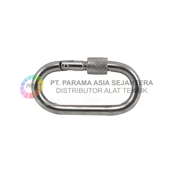 CARABINER BIG STAINLESS STEEL 316 CBS-01  5X50MM WIPRO