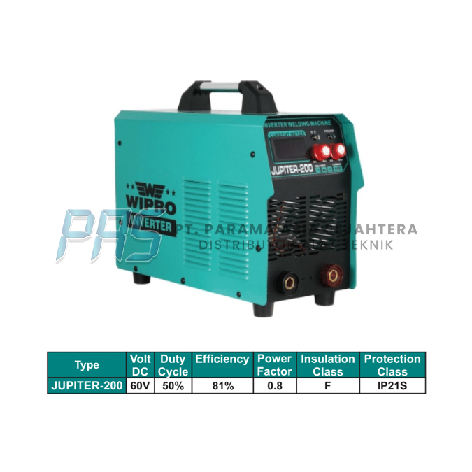 TRAVO LAS INVERTER DC IGBT JUPITER-200 WIPRO