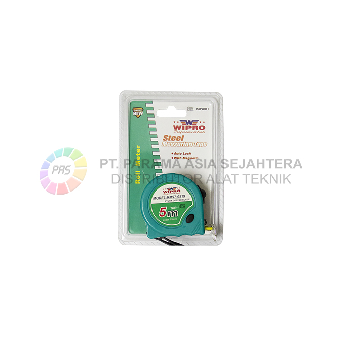 ROLL METER RM97  3MX16MM (W/MAGNET) WIPRO