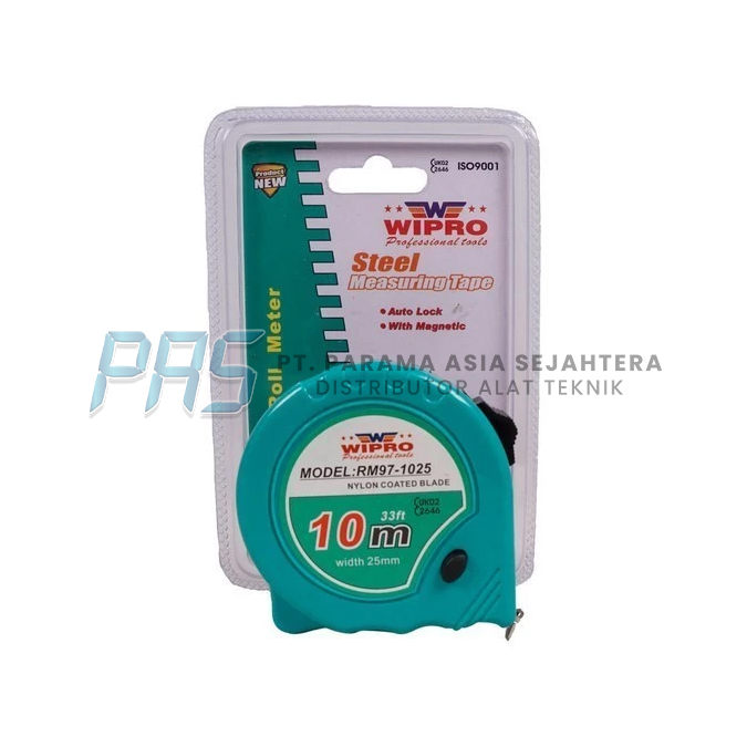 ROLL METER RM97 10.0MX25MM (W/MAGNET) WIPRO