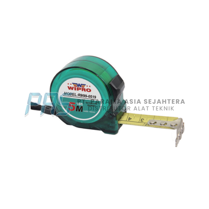 ROLL METER TRANSPARAN RM99 3MX16MM (W/MAGNET) WIPRO