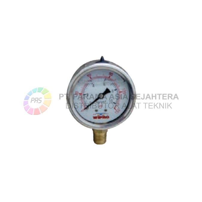 MANOMETER MINYAK 2-1/2"  25 KG (SS) WIPRO