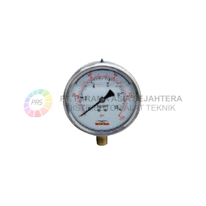 MANOMETER MINYAK 4"   6 KG (SS) WIPRO