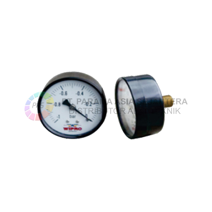 MANOMETER B4 2-1/2" (1 BAR) U/VACCUM YY-V-10 WIPRO