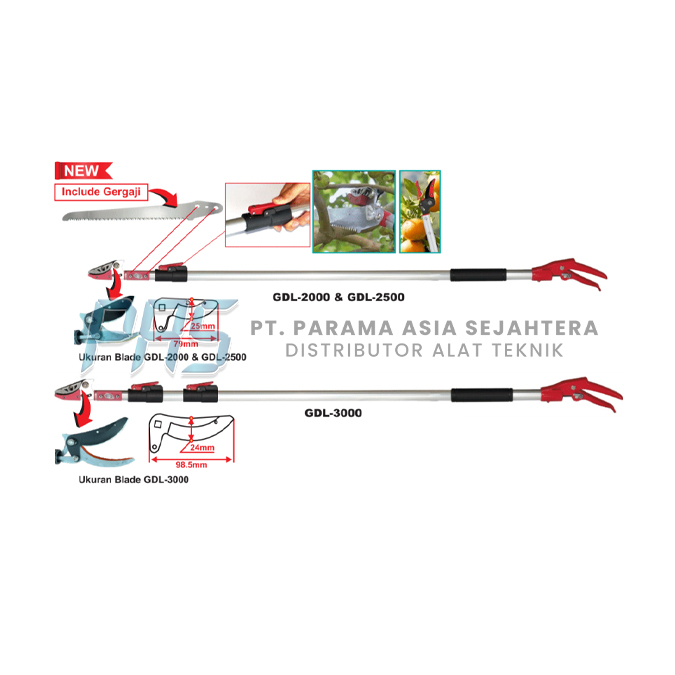 GUNTING DAHAN TELESKOPIC GDL-2000 WIPRO