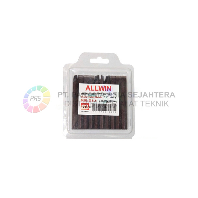 MATA OBENG KETOK FLAT (-) 8 X 80 ALLWIN