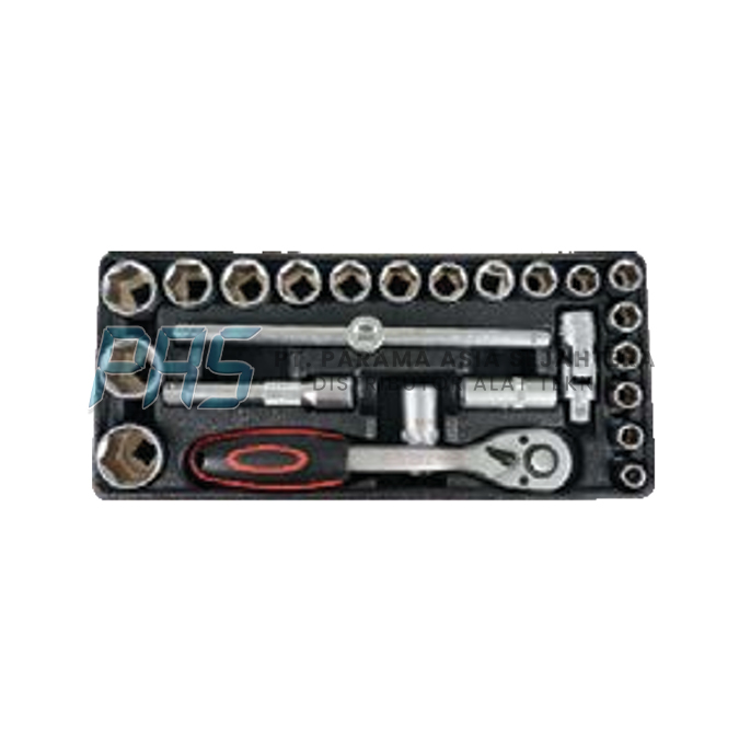 TOOL TRAY SOCKET SET 1/2"-24 PCS SC-03 WIPRO