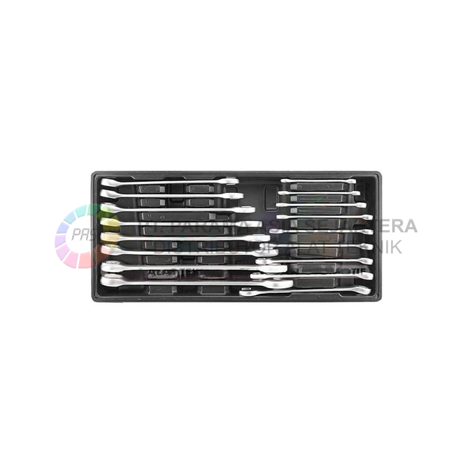 17 PCS TOOL TRAY COMBINATION WRENCH SET CS-02 WIPRO