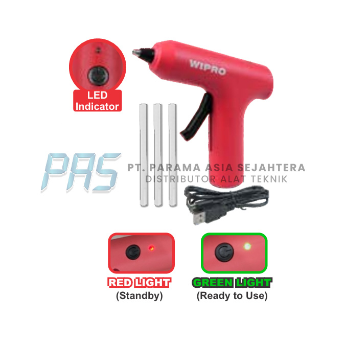 GLUE GUN CORDLESS 20WATT WCGG-20 WIPRO