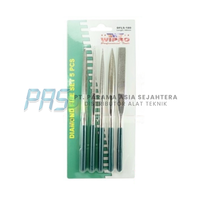 DIAMOND FILE SET 5 PCS DFLS-180 WIPRO