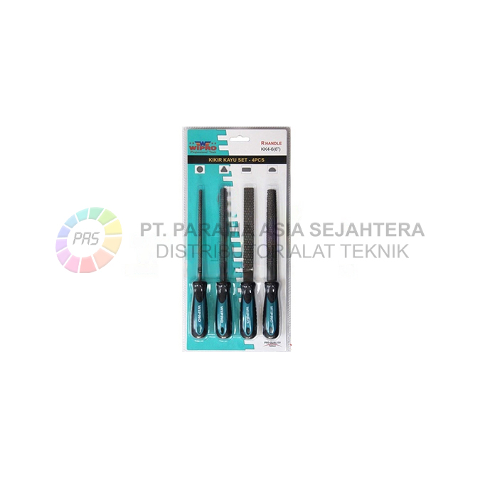 KIKIR SET KAYU 4PCS KK4- 6 (6") WIPRO