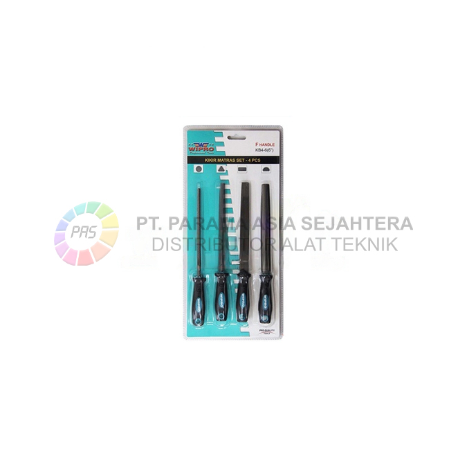 KIKIR SET BESI (MATRAS) 4PCS KB4- 6 (6") WIPRO