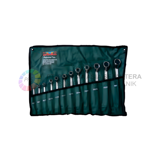 KUNCI RING SET 12PCS (6-32MM) CRV WIPRO