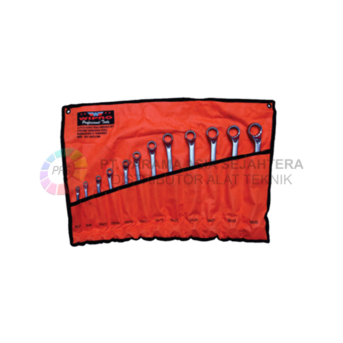 KUNCI RING SET 12PCS (6-32MM) SATIN WIPRO