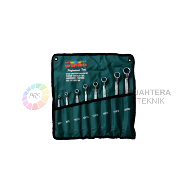KUNCI RING SET  8PCS (6-22MM) WIPRO