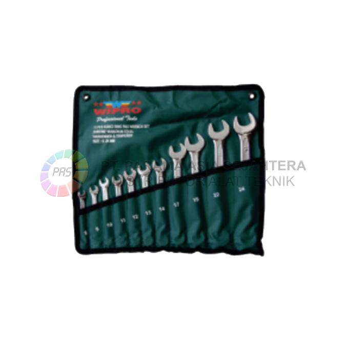 KUNCI RING PAS SET 11PCS (8-24MM) WIPRO