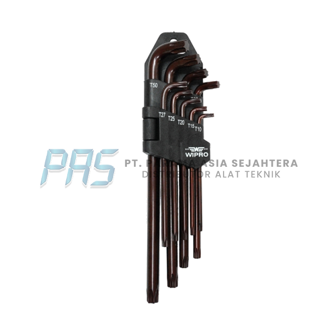 ALLEN KEY TORX SET 9PCS TM219SH LONG (KEPALA PENDEK) WIPRO