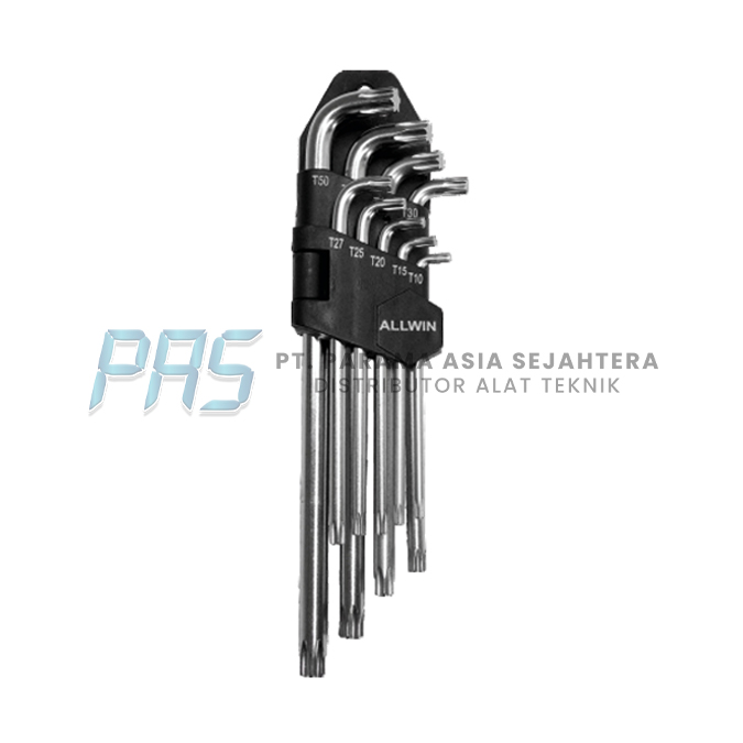 ALLEN KEY TORX SET 9PCS TM429SH LONG (KEPALA PENDEK) ALLWIN
