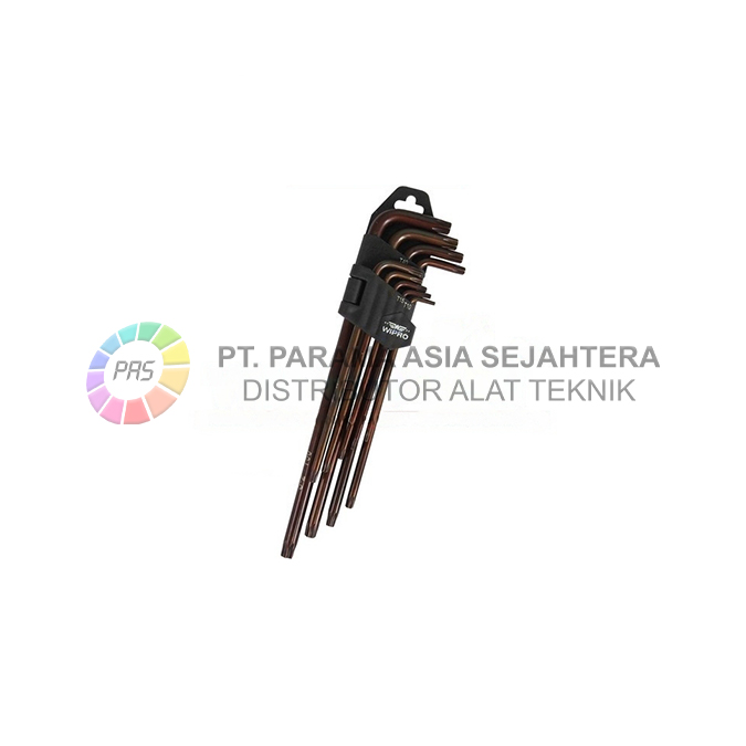 ALLEN KEY TORX SET 9PCS TL-219 X.LONG WIPRO