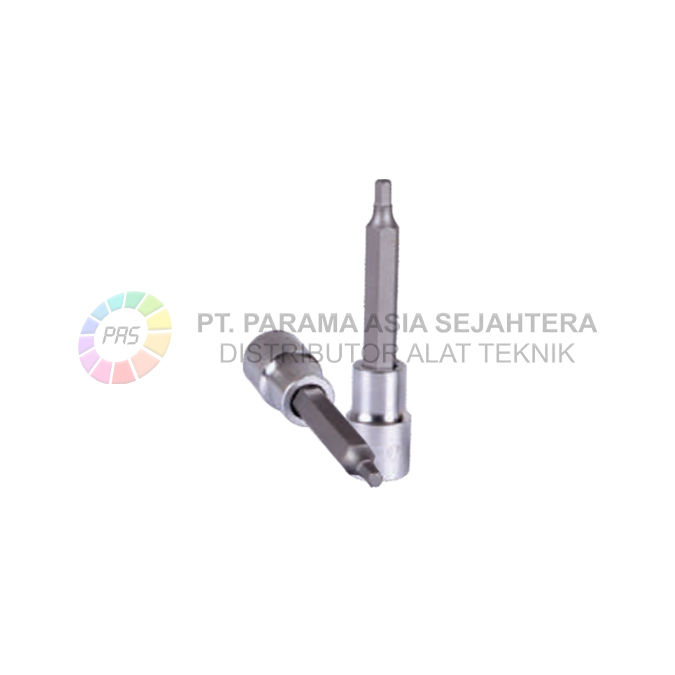 HEX BITS SOCKET 1/2"  5X100MM WIPRO