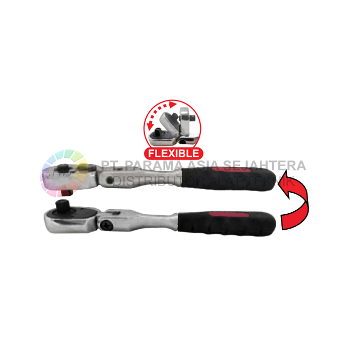 RATCHET HANDLE FLEX 1/4'' WIPRO