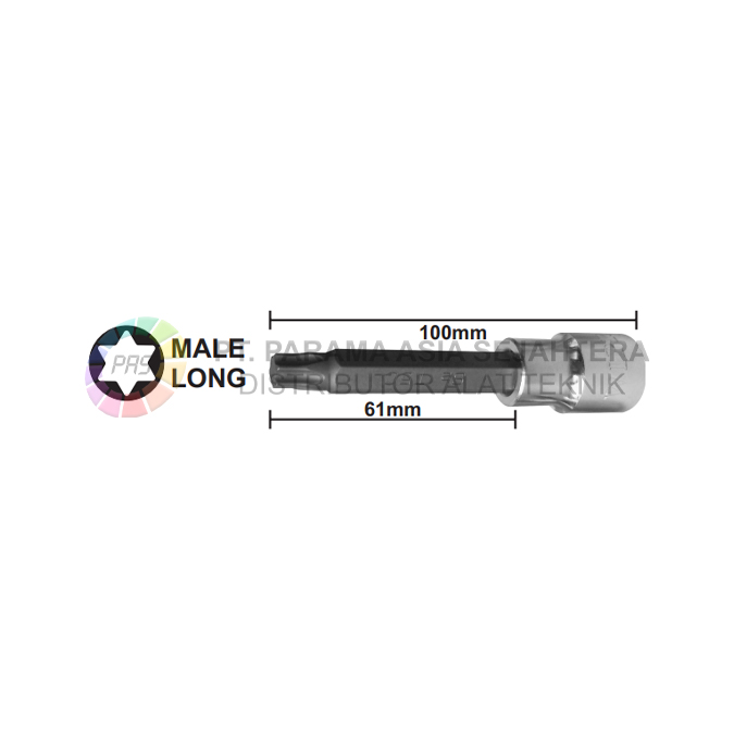 STAR BIT SOCKET LONG 1/2"XT20 WIPRO