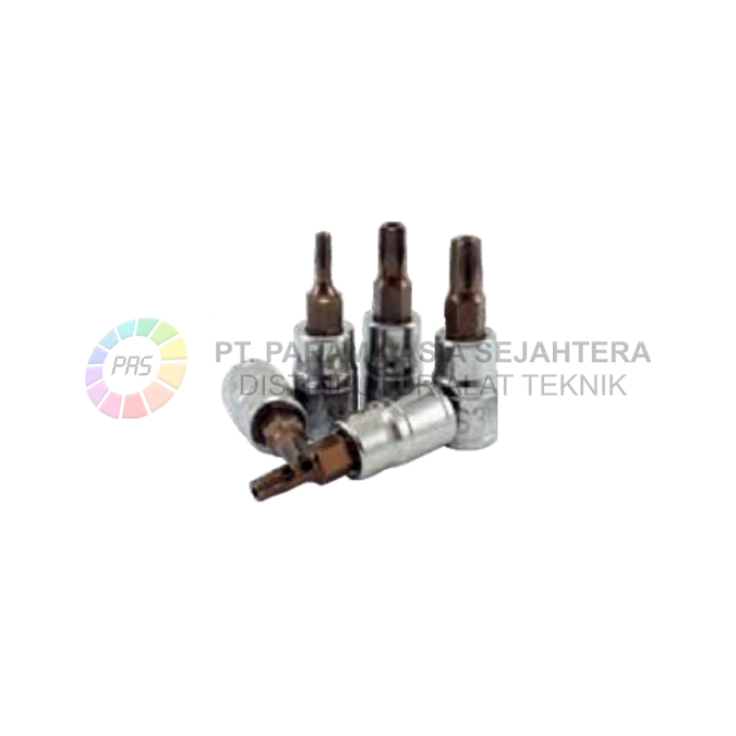 STAR BIT SOCKET 5PT 1/4"XTS30 (LUBANG) WIPRO